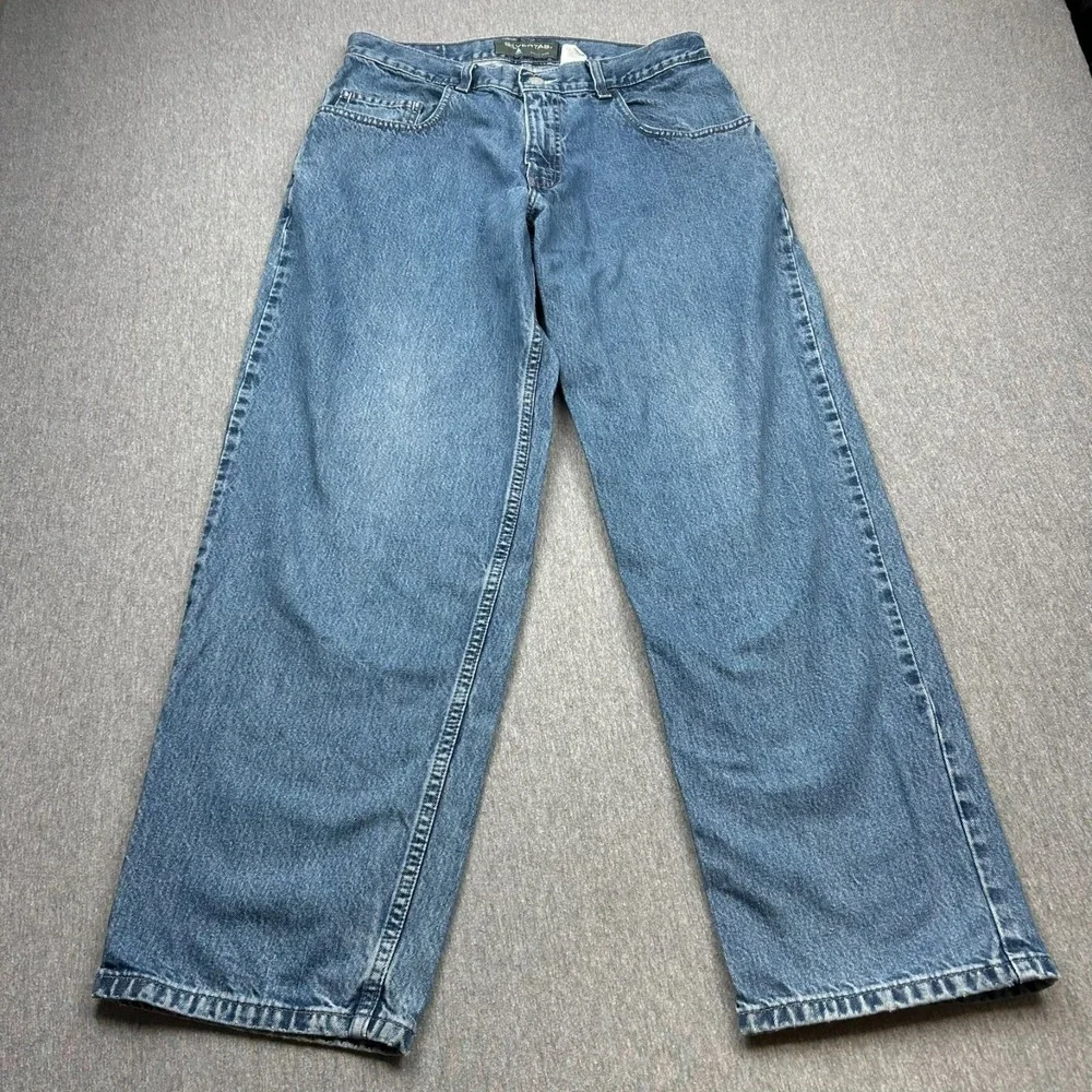 Levi's Silvertab Baggy Fit Jeans Mens 32x30 Medium Wash Denim Pants Y2K 2001